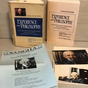Franklin Merrell-Wolff Bundle; Experience and Philosophy Paperbacks and more……